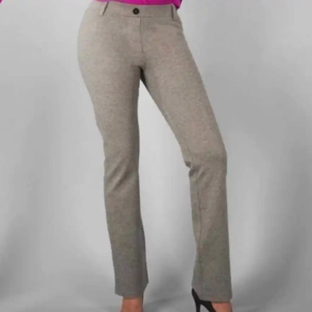 Betabrand Tan Herringbone Dress Pant Yoga Pant Size S Petite